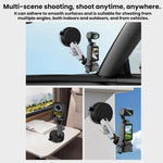 Supporto a ventosa Flymile per auto per DJI Osmo Pocket 3 / Osmo Action 6 / 5 Pro