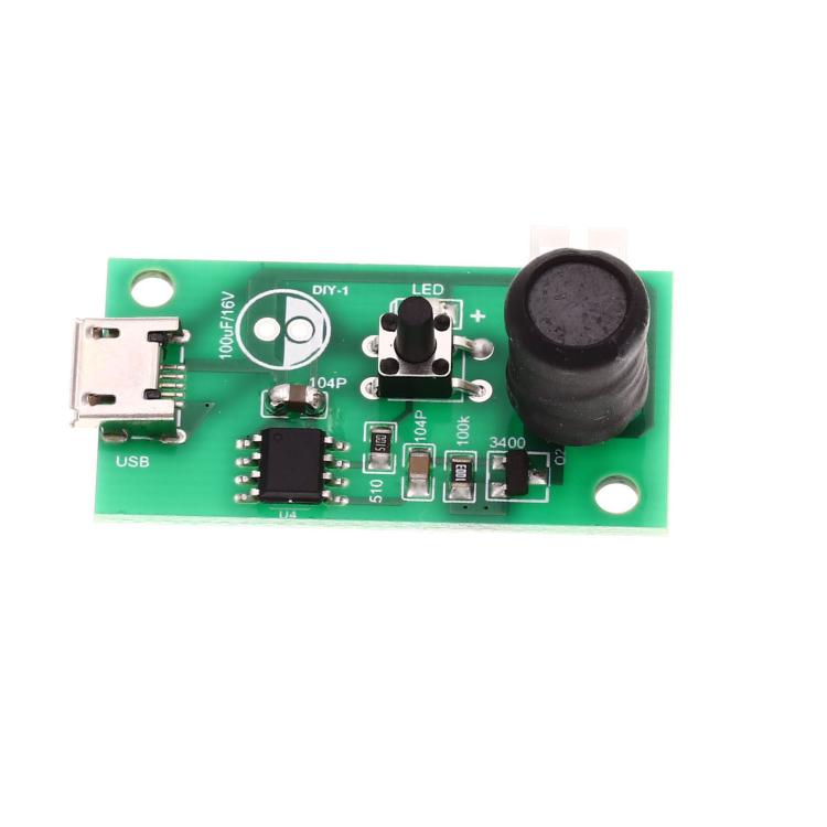 Umidificatore USB Modulo spray Atomizzatore IC Circuito di pilotaggio, Micro, Type-C