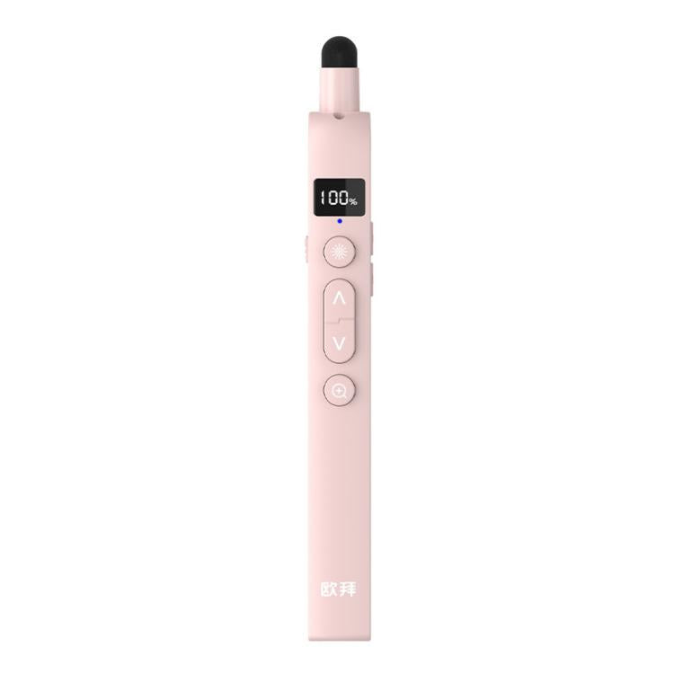OUBAI T10S Presentation Pointer With Magnifier & Air Mouse, Red Laser, Screen Writing, Timer, Plug & Play