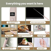 OUBAI T10S Presentation Pointer With Magnifier & Air Mouse, Red Laser, Screen Writing, Timer, Plug & Play