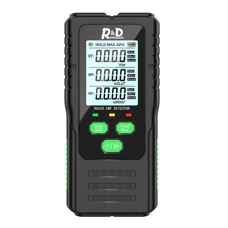 R&D INSTRUMEMS RD630 3 in 1 Rilevatore di campo elettrico, campo magnetico, RF e tester di radiazioni elettromagnetiche, RD630