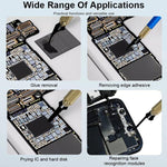 Set di lame multifunzionali per la riparazione di telefoni cellulari: leva per chip IC, strati della CPU, raschietto per bordi, strumento per la rimozione della gomma., TK5