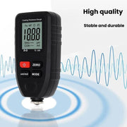 R&D INSTRUMENTS TC-100 Misuratore di spessore del rivestimento ad alta precisione, strumento per la misurazione dello spessore del film di vernice automobilistica, TC-100