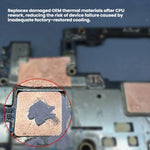 100 cuscinetti termici di raffreddamento in rame rosso per CPU di telefoni Android, fogli di rame ad alta conduttività, 0.1mm, 0.3mm, 0.5mm