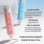 Penna 3D ricaricabile FUNJOY CH415-14 con spia luminosa, ideale per bambini, a bassa temperatura e con tecnologia stereo., Pink+4 Rolls, Pink+14 Rolls, Blue+4 Rolls, Blue+14 Rolls, Purple+4 Rolls, Purple+14 Rolls