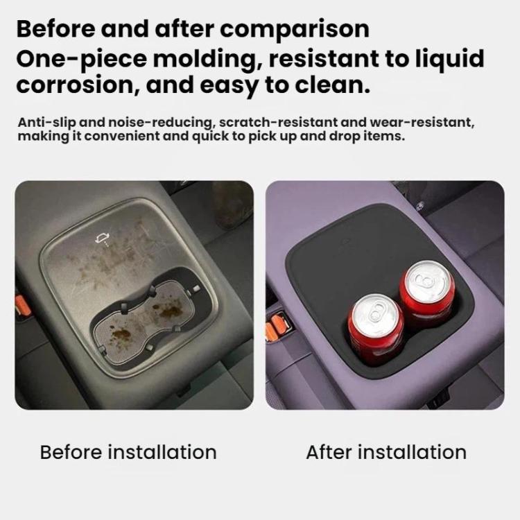Portaborraccia antiscivolo in silicone per Leapmotor B10 con ricarica wireless