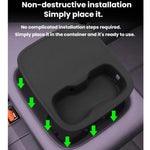 Portaborraccia antiscivolo in silicone per Leapmotor B10 con ricarica wireless