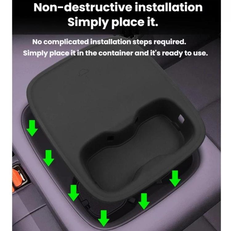 Portaborraccia antiscivolo in silicone per Leapmotor B10 con ricarica wireless