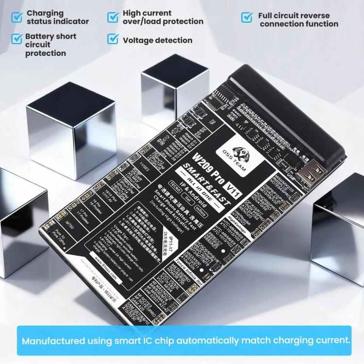Scheda attivatrice batteria OSS TEAM 7,4 V per smartphone