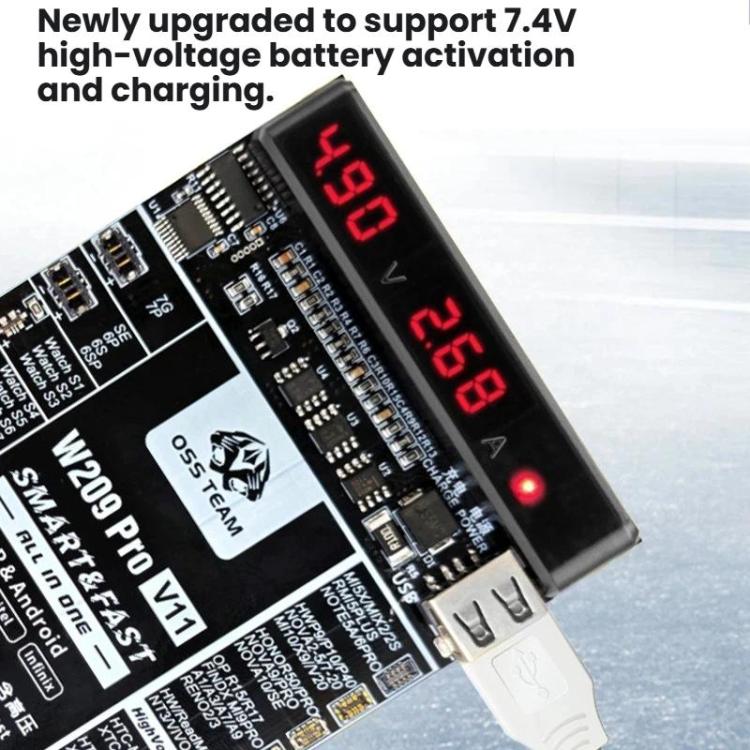 Scheda attivatrice batteria OSS TEAM 7,4 V per smartphone
