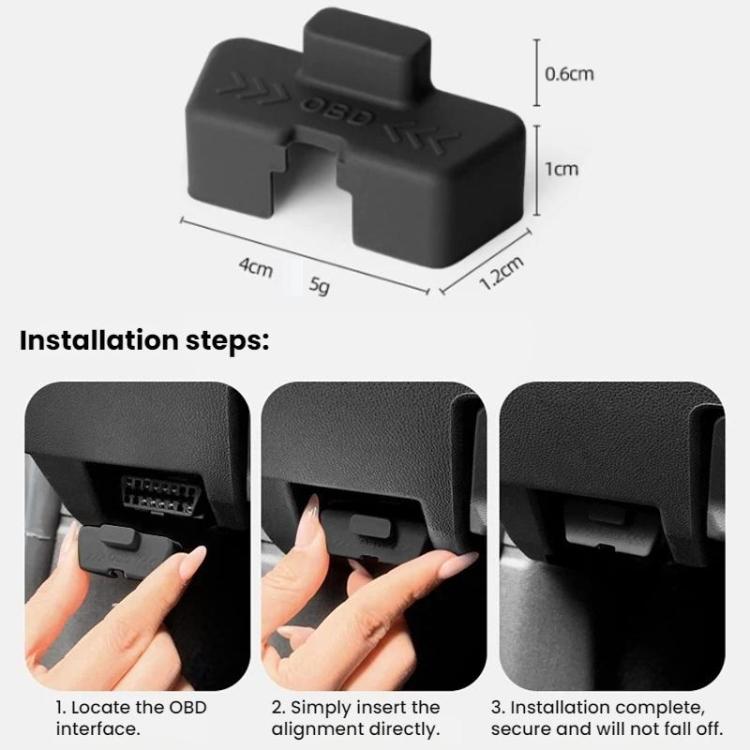 Coperchio protettivo antipolvere in silicone per interfaccia OBD Leapmotor B10.