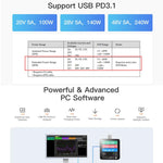 POWER-Z KM003C Tester per ricarica rapida USB-C, PD3.1 e analizzatore di protocollo