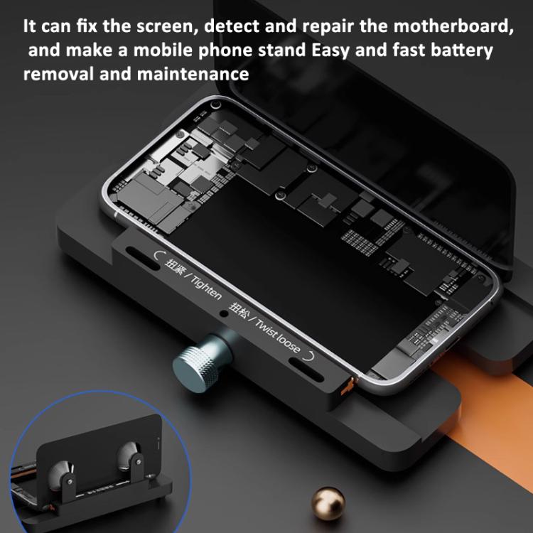 Morsetto universale per la riparazione di telefoni, per la rimozione del coperchio posteriore della batteria, con sistema di fissaggio a pressione., iFixes iA3 3-in-1