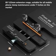 Morsetto universale per la riparazione di telefoni, per la rimozione del coperchio posteriore della batteria, con sistema di fissaggio a pressione., iFixes iA3 3-in-1
