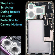 Copertura magnetica per obiettivo fotocamera ycs per iPhone, copertura protettiva per riparazione e saldatura di obiettivi doppi/tripli.