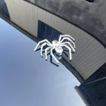 2 pezzi Emblema ragno metallico generale per auto Adesivo decorativo 3D per auto, Metallic Spider