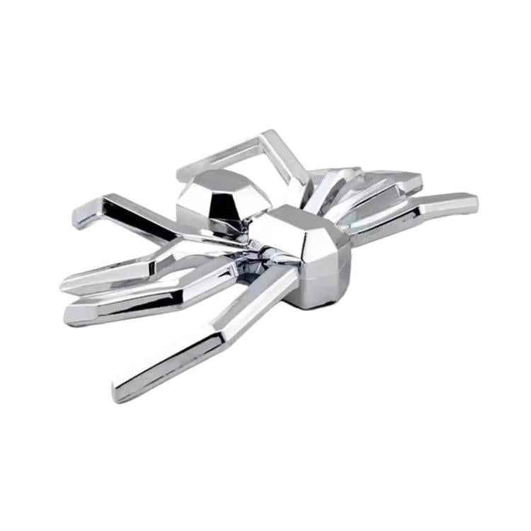 2 pezzi Emblema ragno metallico generale per auto Adesivo decorativo 3D per auto, Metallic Spider