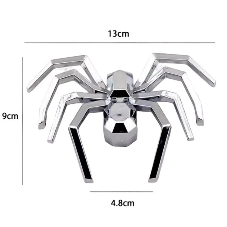 2 pezzi Emblema ragno metallico generale per auto Adesivo decorativo 3D per auto, Metallic Spider