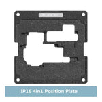 AMAOE X-16 Serie 28-in-1 Set di piattaforme per semina in latta con base magnetica, piastra di posizionamento, strato intermedio, rete di stagno per saldatura.