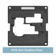 AMAOE X-16 Serie 28-in-1 Set di piattaforme per semina in latta con base magnetica, piastra di posizionamento, strato intermedio, rete di stagno per saldatura.