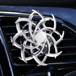 Decorazione per bocchetta dell'aria dell'auto con cuscinetti profumati, fiocco di neve rotante e ragno, decorazione automobilistica, Spider Red, Spider Sliver, Spider Blue, Spider Purple, Snowflake Red, Snowflake Sliver, Snowflake Blue, Snowflake Purple