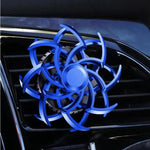 Decorazione per bocchetta dell'aria dell'auto con cuscinetti profumati, fiocco di neve rotante e ragno, decorazione automobilistica, Spider Red, Spider Sliver, Spider Blue, Spider Purple, Snowflake Red, Snowflake Sliver, Snowflake Blue, Snowflake Purple