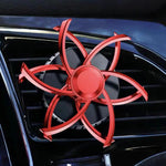 Decorazione per bocchetta dell'aria dell'auto con cuscinetti profumati, fiocco di neve rotante e ragno, decorazione automobilistica, Spider Red, Spider Sliver, Spider Blue, Spider Purple, Snowflake Red, Snowflake Sliver, Snowflake Blue, Snowflake Purple