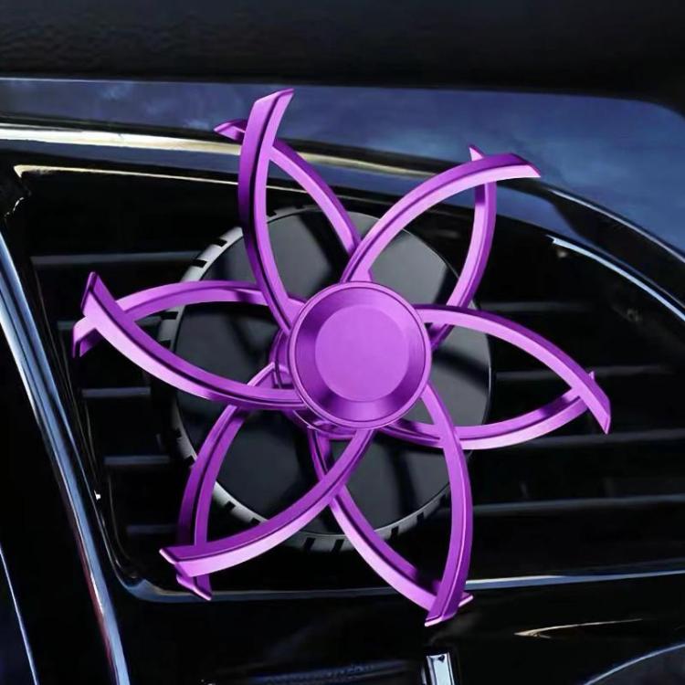 Decorazione per bocchetta dell'aria dell'auto con cuscinetti profumati, fiocco di neve rotante e ragno, decorazione automobilistica, Spider Red, Spider Sliver, Spider Blue, Spider Purple, Snowflake Red, Snowflake Sliver, Snowflake Blue, Snowflake Purple
