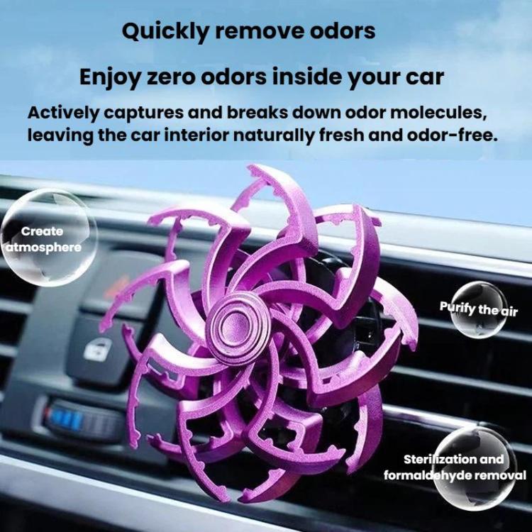 Decorazione per bocchetta dell'aria dell'auto con cuscinetti profumati, fiocco di neve rotante e ragno, decorazione automobilistica, Spider Red, Spider Sliver, Spider Blue, Spider Purple, Snowflake Red, Snowflake Sliver, Snowflake Blue, Snowflake Purple