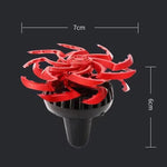 Decorazione per bocchetta dell'aria dell'auto con cuscinetti profumati, fiocco di neve rotante e ragno, decorazione automobilistica, Spider Red, Spider Sliver, Spider Blue, Spider Purple, Snowflake Red, Snowflake Sliver, Snowflake Blue, Snowflake Purple