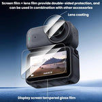 Pellicola protettiva in vetro temperato antigraffio per DJI Osmo Nano CYNOVA HD, For DJI Osmo Nano 2 sets