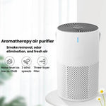 K802-1 Purificatore d'aria domestico con comandi touch, bassa rumorosità e luce LED, aromaterapia per eliminare gli odori., K802-1