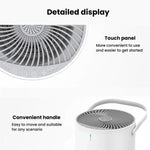 K802-1 Purificatore d'aria domestico con comandi touch, bassa rumorosità e luce LED, aromaterapia per eliminare gli odori., K802-1