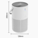 K802-1 Purificatore d'aria domestico con comandi touch, bassa rumorosità e luce LED, aromaterapia per eliminare gli odori., K802-1