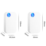 Purificatore d'aria silenzioso a ioni negativi GL-130 da parete per uso domestico con luce LED e funzione di illuminazione a LED., US Plug, EU Plug