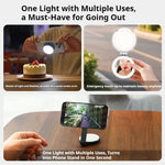 VRIG Luce Selfie Magnetica Estensibile con Specchio