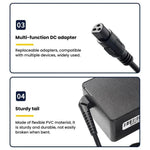 90W 19.5V 4.62A Universal Multi-Functional Laptop Power Adapter With 16 Connectors, US Plug, EU Plug, UK Plug