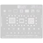 AMAOE Strumento di riparazione per saldatura e reballing BGA Samsung con stencil., SAM15 S21/S21 Ultra, SAM16 A53/A536, SAM17 S22/S22 Ultra, SAM18 A14/A54, SAM19 S23/S24, SAM20 A156U/A156E, SAM21 S25/S25+