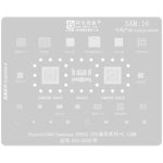 AMAOE Strumento di riparazione per saldatura e reballing BGA Samsung con stencil., SAM15 S21/S21 Ultra, SAM16 A53/A536, SAM17 S22/S22 Ultra, SAM18 A14/A54, SAM19 S23/S24, SAM20 A156U/A156E, SAM21 S25/S25+