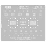 AMAOE Strumento di riparazione per saldatura e reballing BGA Samsung con stencil., SAM15 S21/S21 Ultra, SAM16 A53/A536, SAM17 S22/S22 Ultra, SAM18 A14/A54, SAM19 S23/S24, SAM20 A156U/A156E, SAM21 S25/S25+
