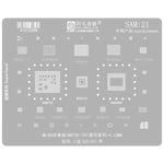 AMAOE Strumento di riparazione per saldatura e reballing BGA Samsung con stencil., SAM15 S21/S21 Ultra, SAM16 A53/A536, SAM17 S22/S22 Ultra, SAM18 A14/A54, SAM19 S23/S24, SAM20 A156U/A156E, SAM21 S25/S25+