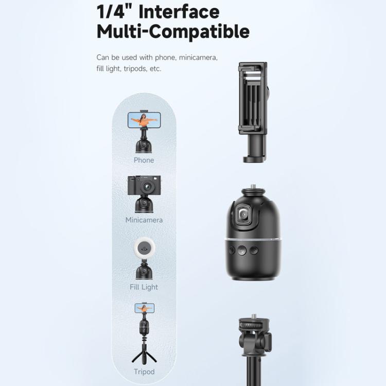 Gimbal stabilizzatore con tracciamento volto e luce LED