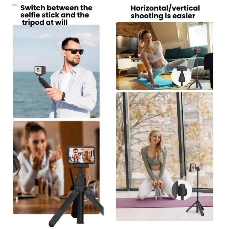 Asta per selfie magnetica a sgancio rapido, treppiede portatile per DJI Osmo Action 5 Pro, 4, 3 con rotazione a 360 gradi., for DJI Osmo Action 5 Pro, 4, 3