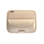 Organizer universale di grande capacità per aletta parasole auto, con clip multifunzionale per occhiali e custodia per biglietti/carte.