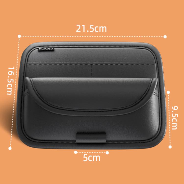 Organizer universale di grande capacità per aletta parasole auto, con clip multifunzionale per occhiali e custodia per biglietti/carte.