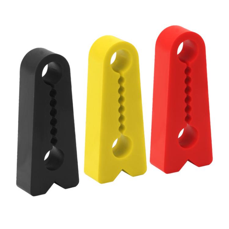 4 pezzi di cuscinetti di protezione antiurto per fibbia di chiusura della portiera dell'auto, in silicone, per ridurre il rumore della portiera.