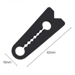 4 pezzi di cuscinetti di protezione antiurto per fibbia di chiusura della portiera dell'auto, in silicone, per ridurre il rumore della portiera.