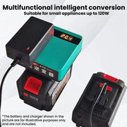 Convertitore di batteria al litio intelligente multifunzionale con inverter, For Makita, For Dayi