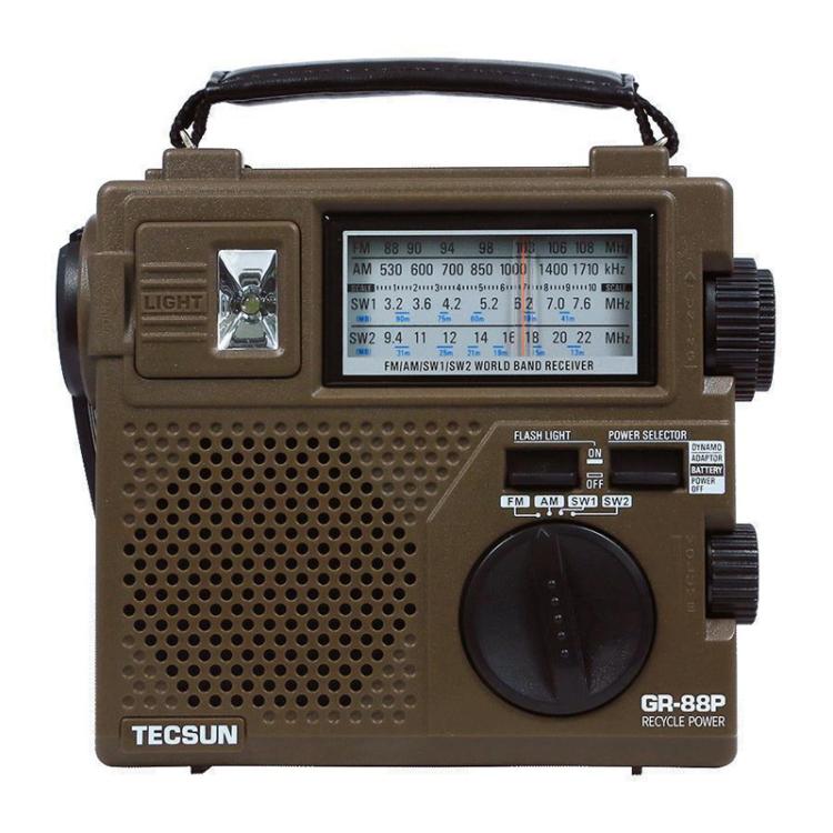 Radio emergenza portatile TECSUN GR-88P con manovella