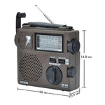 Radio emergenza portatile TECSUN GR-88P con manovella